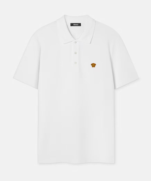자수 코튼 피케 폴로셔츠