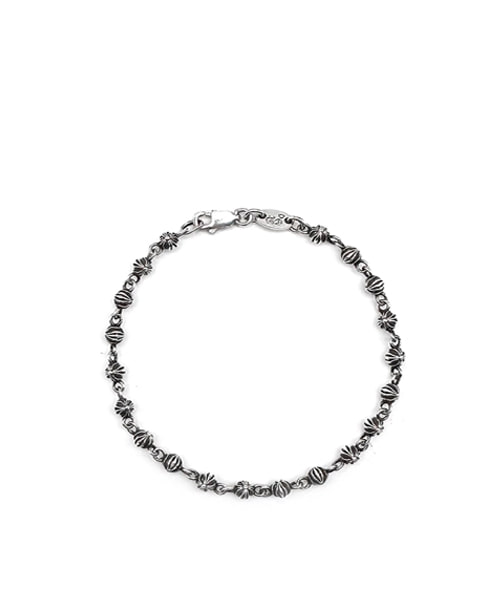 실버 크로스 비즈 팔찌