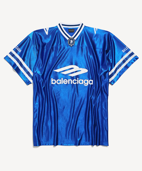 3B 풋볼 오버사이즈 V넥 티셔츠