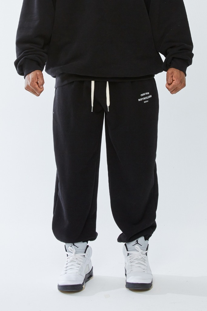 HEAVYWEIGHT WIDE JOGGER PANTS BLACK 팬츠 이미지
