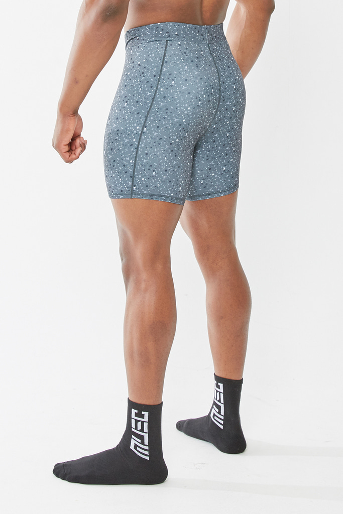 ATHLETIC PERFORMANCE SHORTS LEGGINGS STONE GREY - 스톤 그레이 3부 레깅스 제품 이미지