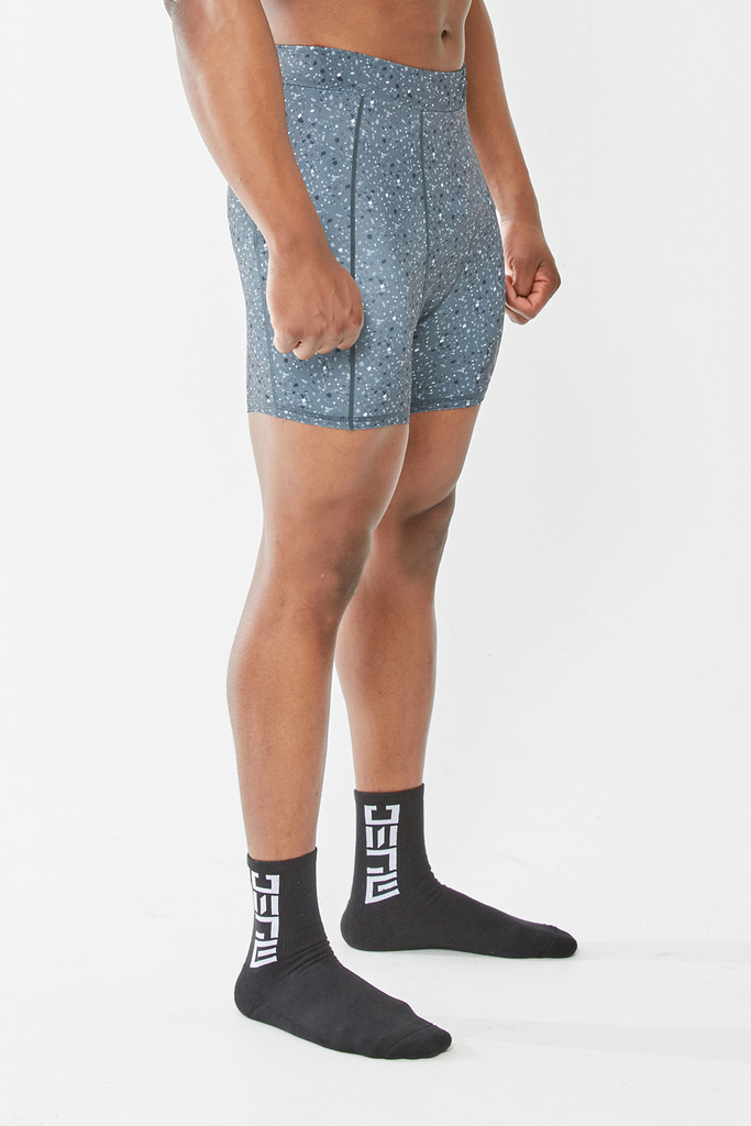 ATHLETIC PERFORMANCE SHORTS LEGGINGS STONE GREY - 스톤 그레이 3부 레깅스 제품 이미지