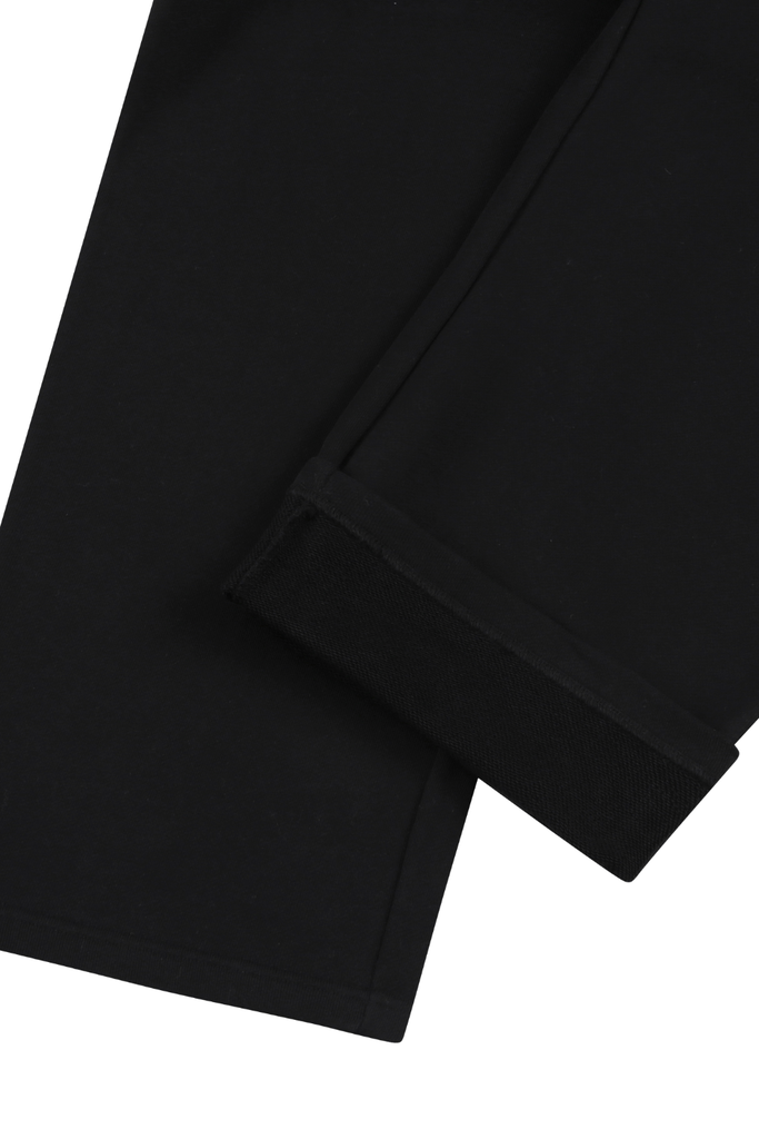 SYMBOL SIDELINE WIDE PANTS BLACK - 팬츠 이미지