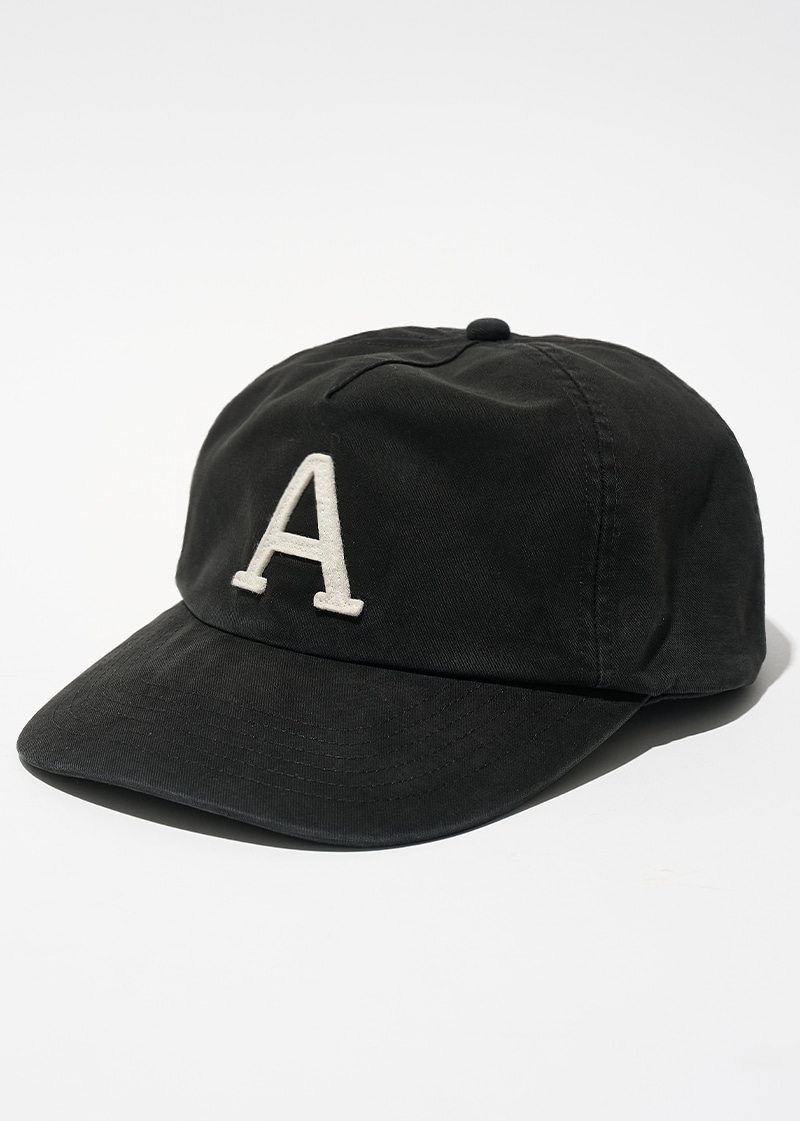 'A'LLS 5 Panel Cap [Black] - ©Rewind the general Store.