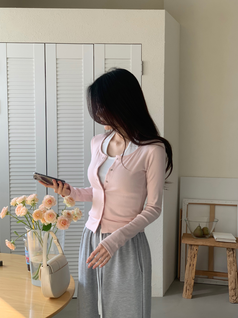 온느 홀터 가디건 상세 이미지 5