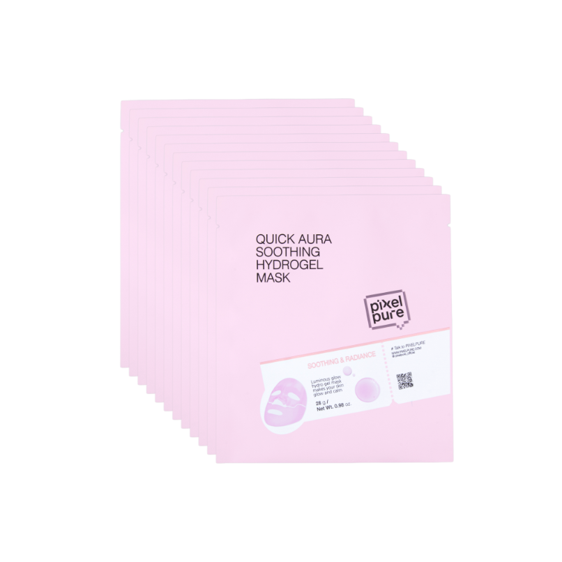 Pixelpure Quick Aura Soothing Hydrogel Mask 12 sheets