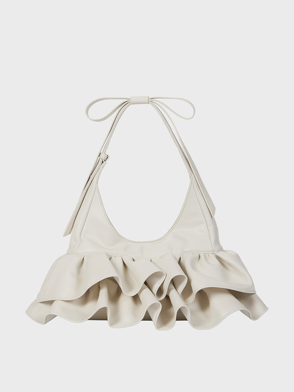 ショルダーバッグ・ポシェット ALKIALKA BUBBLE MINI (IVORY) miniministore ポーチ付きショルダーバッグ ポシェット
