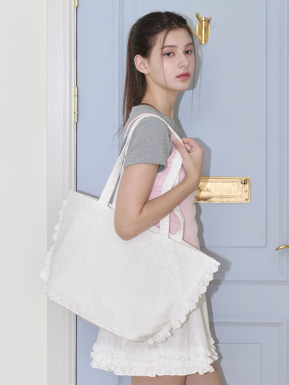 ショルダーバッグ・ポシェット ALKIALKA BUBBLE MINI (IVORY) BAG - BAG - alki alka