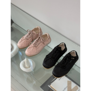 발레코어 새틴 밴딩 스니커즈 - 2color