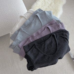 기모 U넥 반팔티 4color