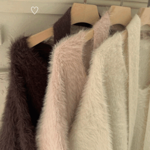 털빠짐x 머플러 퍼 니트 3color