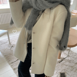 노카라 울 자켓