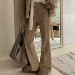 코듀로이 슬림 부츠컷 팬츠 2color