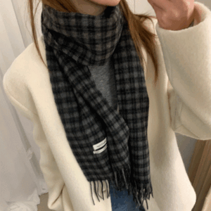 울100 체크 머플러 2color