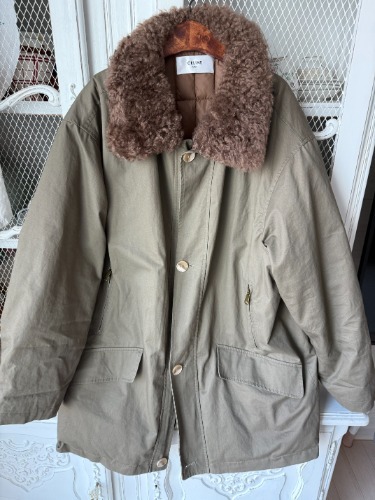 야상 양털 구스 점퍼