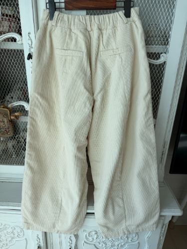 아이보리 골덴바지