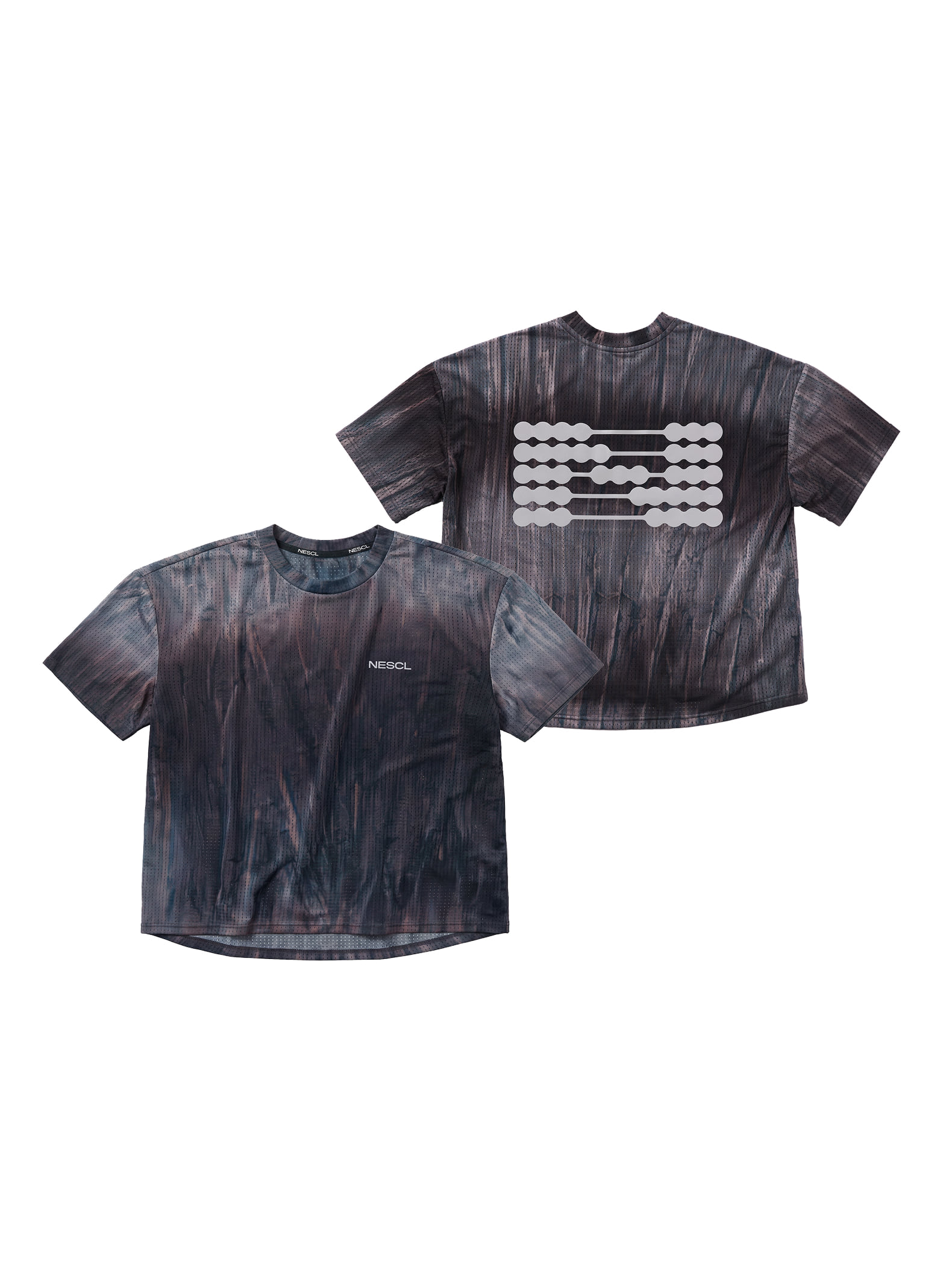 極光色 Air-Vent 紮染短版 T-Shirt 主圖