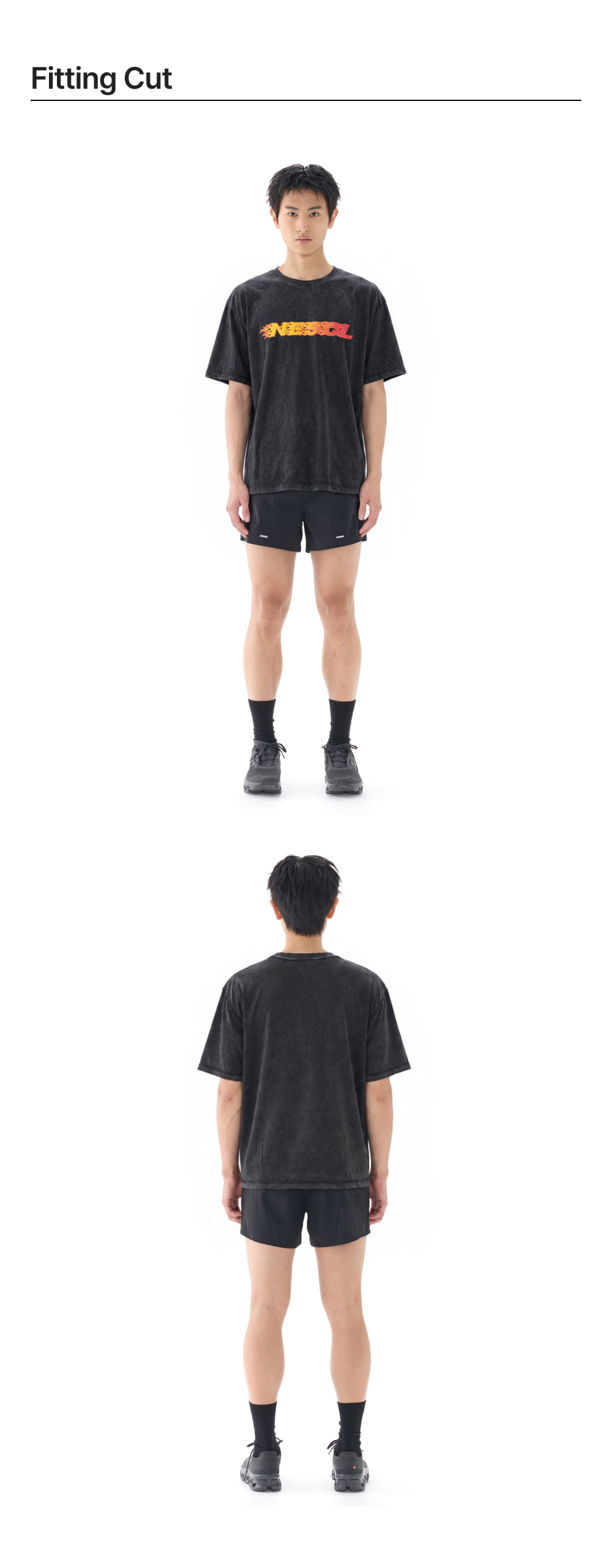 AirAct Mineral Flame T 恤穿著照片