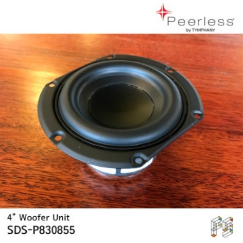 피어리스 4인치 우퍼유닛 (1개) peerless SDS-P830855 자작용 DIY 스피커 유닛
