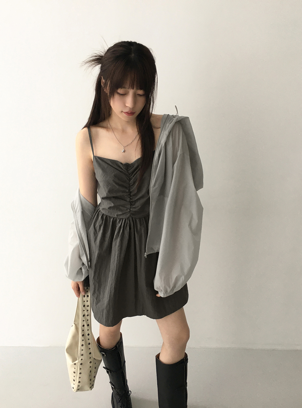 Herpraha litmus ミニワンピース　ビスチェ HP