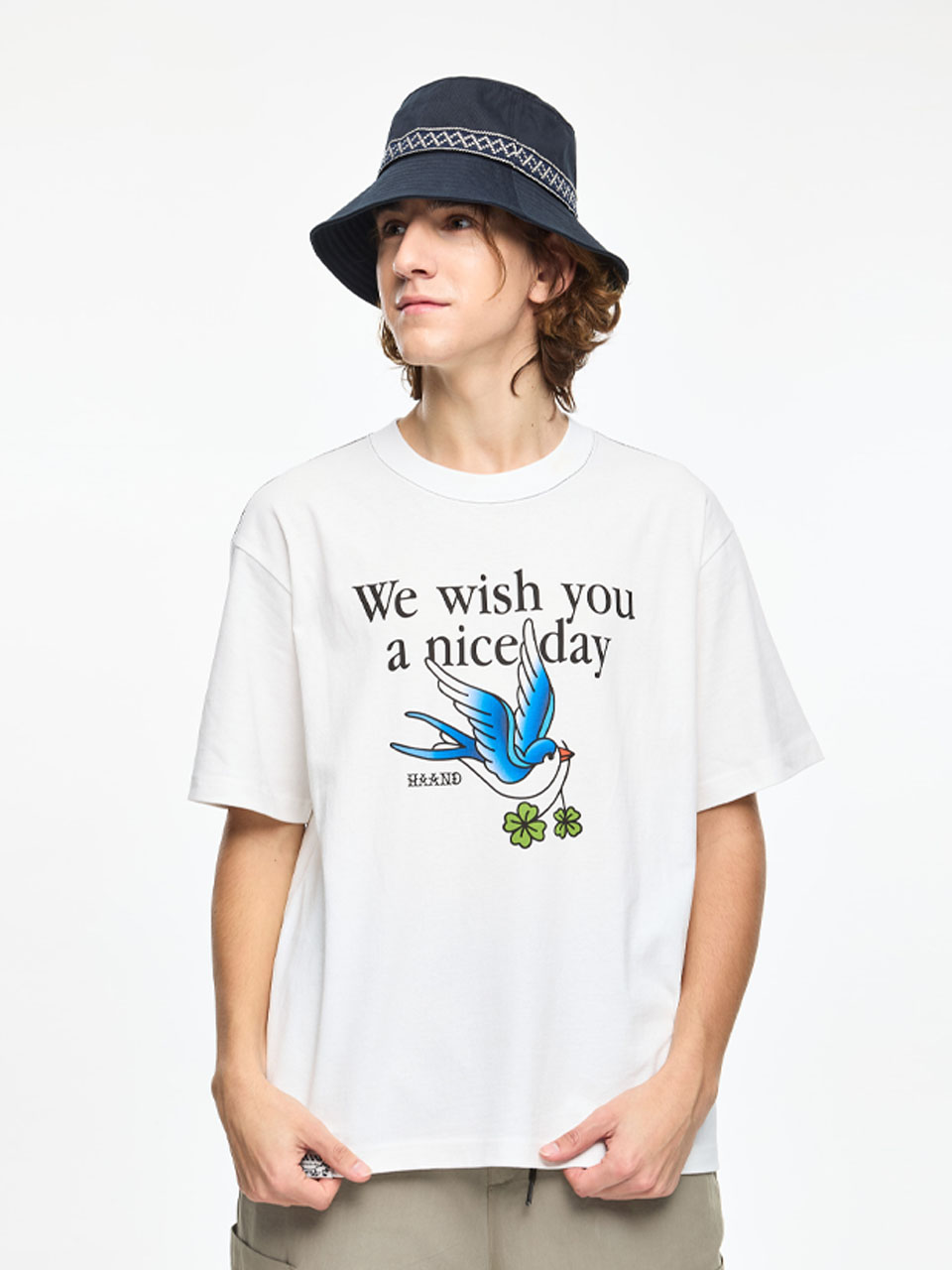 Old School Bluebird T-Shirts-White