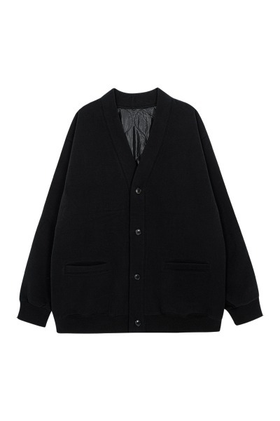 Liner cardigan (black)