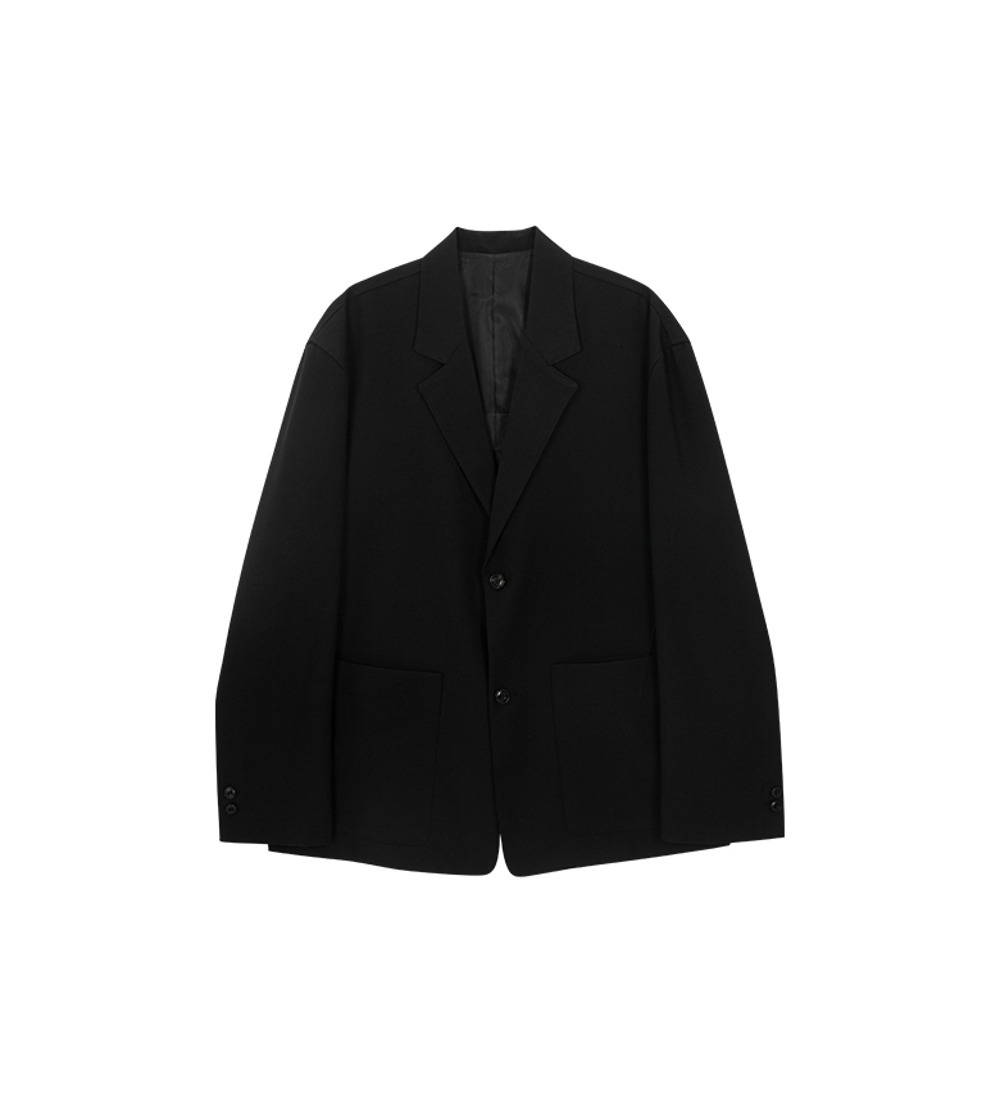 CTO two button jacket (black)