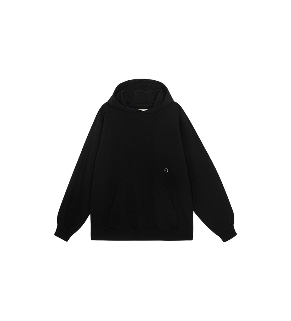 jumbo sweat hoodie (black)