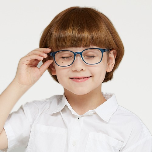 눈스터 키즈 안경 사각 어린이 소아 친환경안경테 블루라이트 근적외선 더블 차단