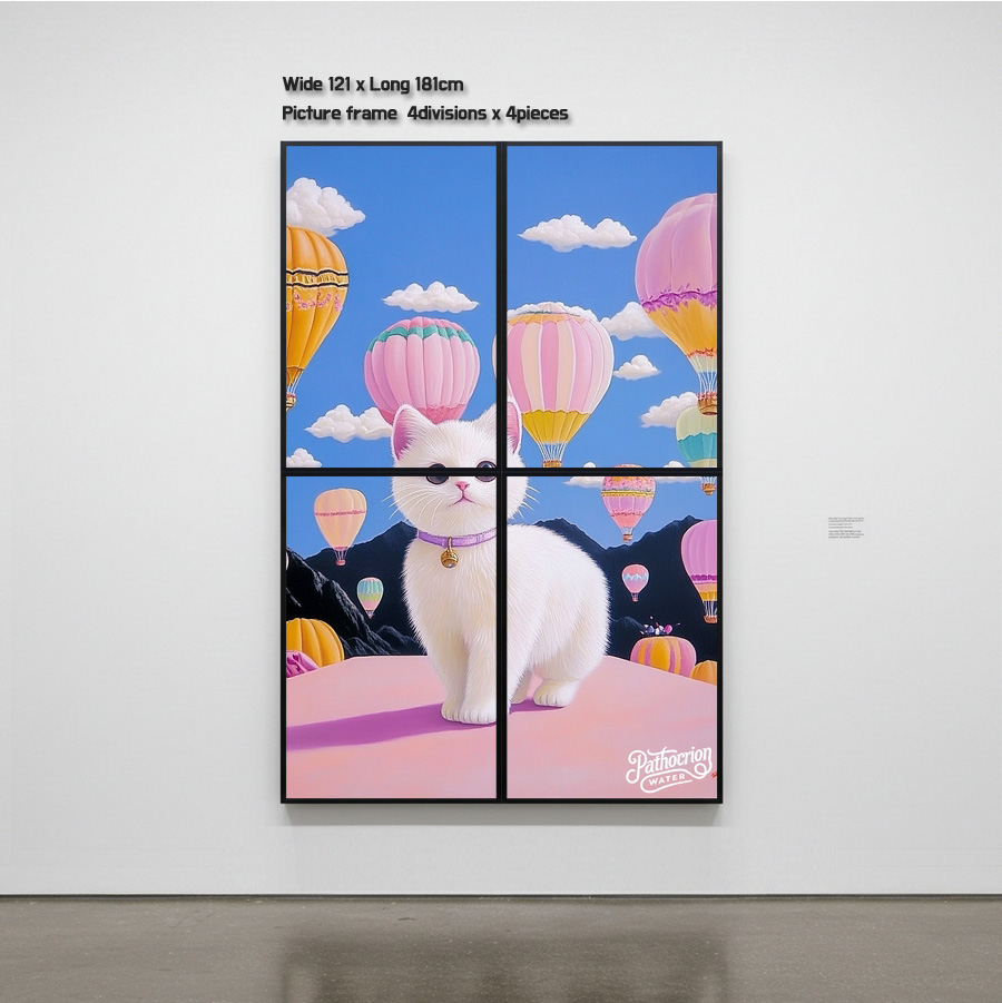 사랑스러운 고양이 그림 에디션 | 반려묘를 위한 아트 작품