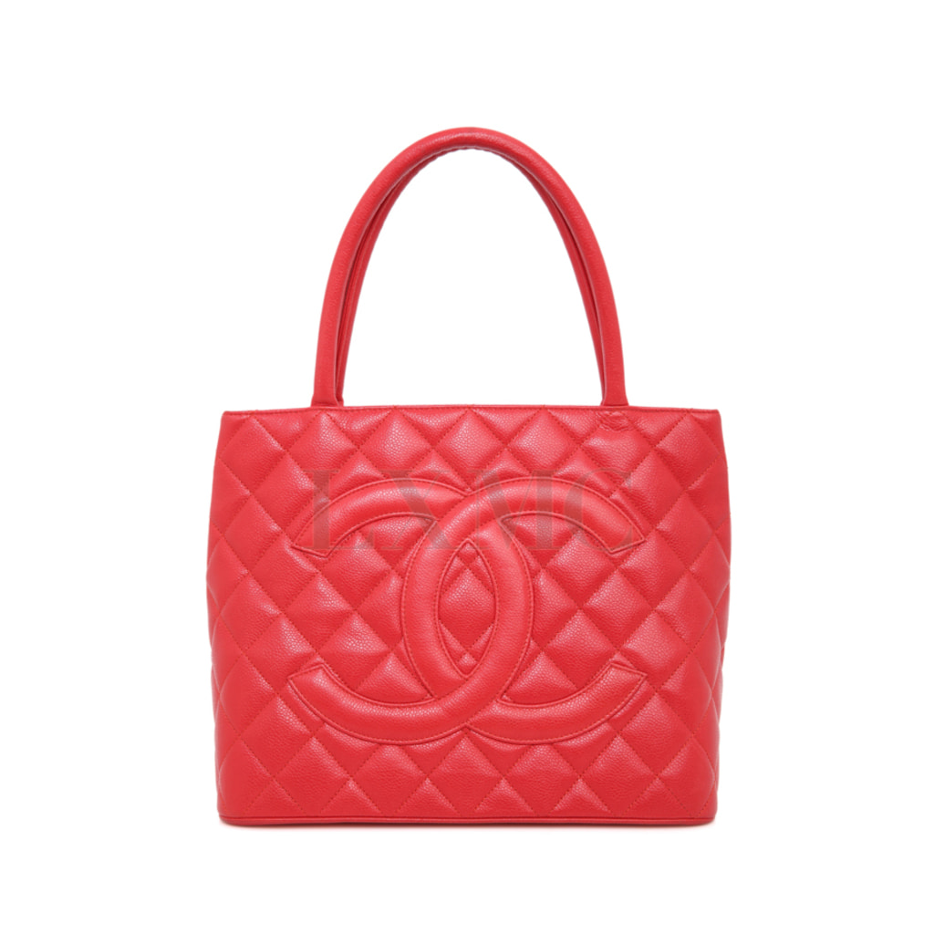 샤넬 캐비어 코인백 레드 메달리온 빈티지 토트백 A01804 | 미스코코 시간이 지나도 예쁜것만