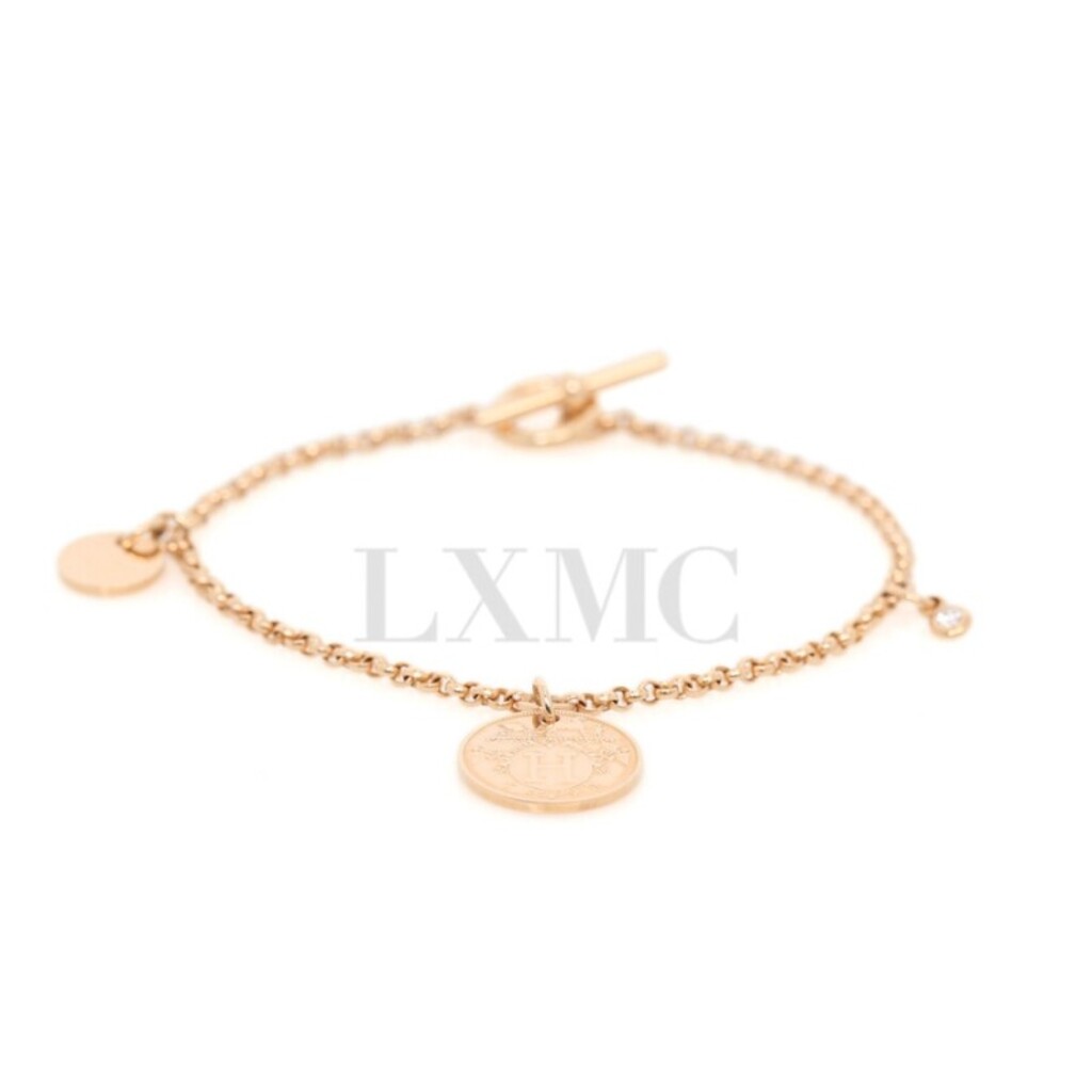 미스코코 | 에르메스 코인 로즈골드 팔찌