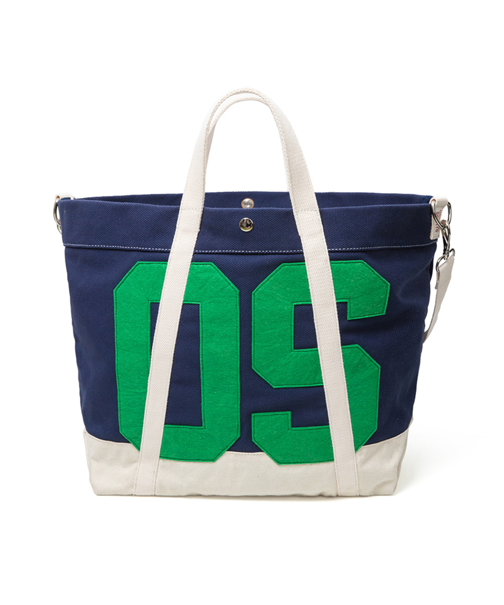 CANVAS TOTE WITH STRAP NAVY