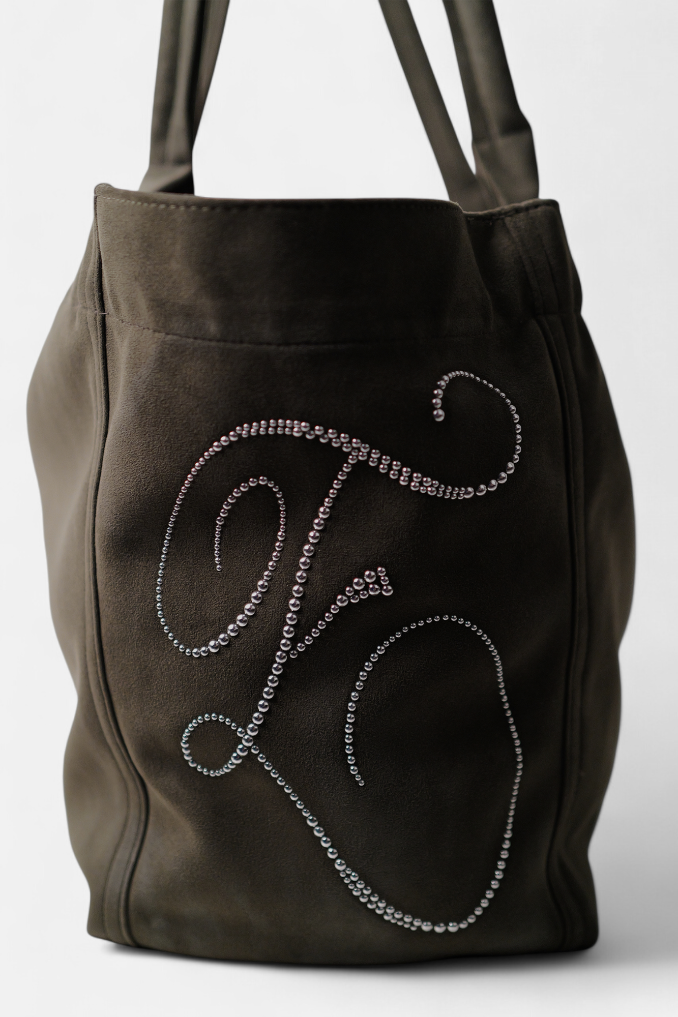 PONY SUEDE BAG (KHAKI) - ETERNAL YOU 이터널유