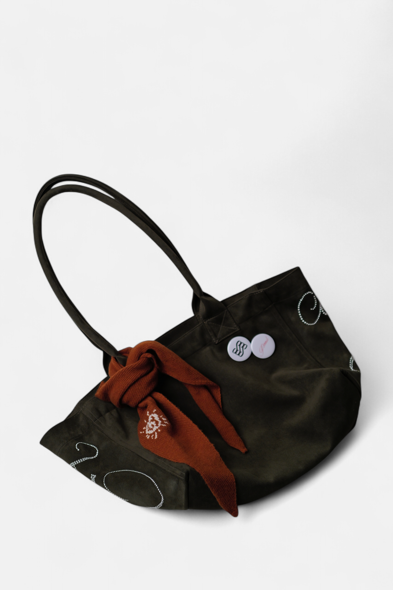 PONY SUEDE BAG (KHAKI) - ETERNAL YOU 이터널유
