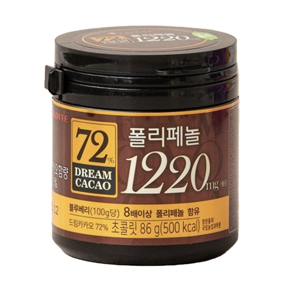 (상온)롯데 드림카카오72% 86g (6개 단위판매)