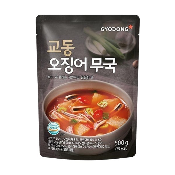 (상온)교동 오징어무국 500g (18개 단위판매)