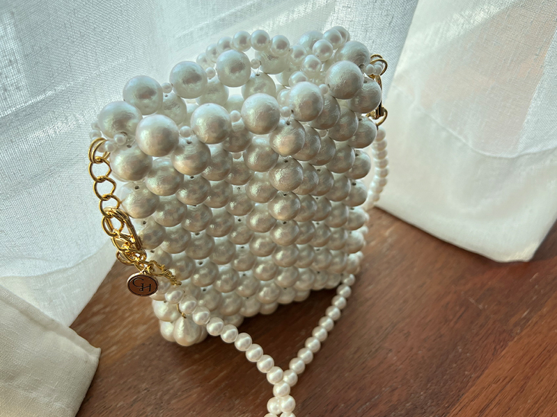 Cotton Pearl Bag