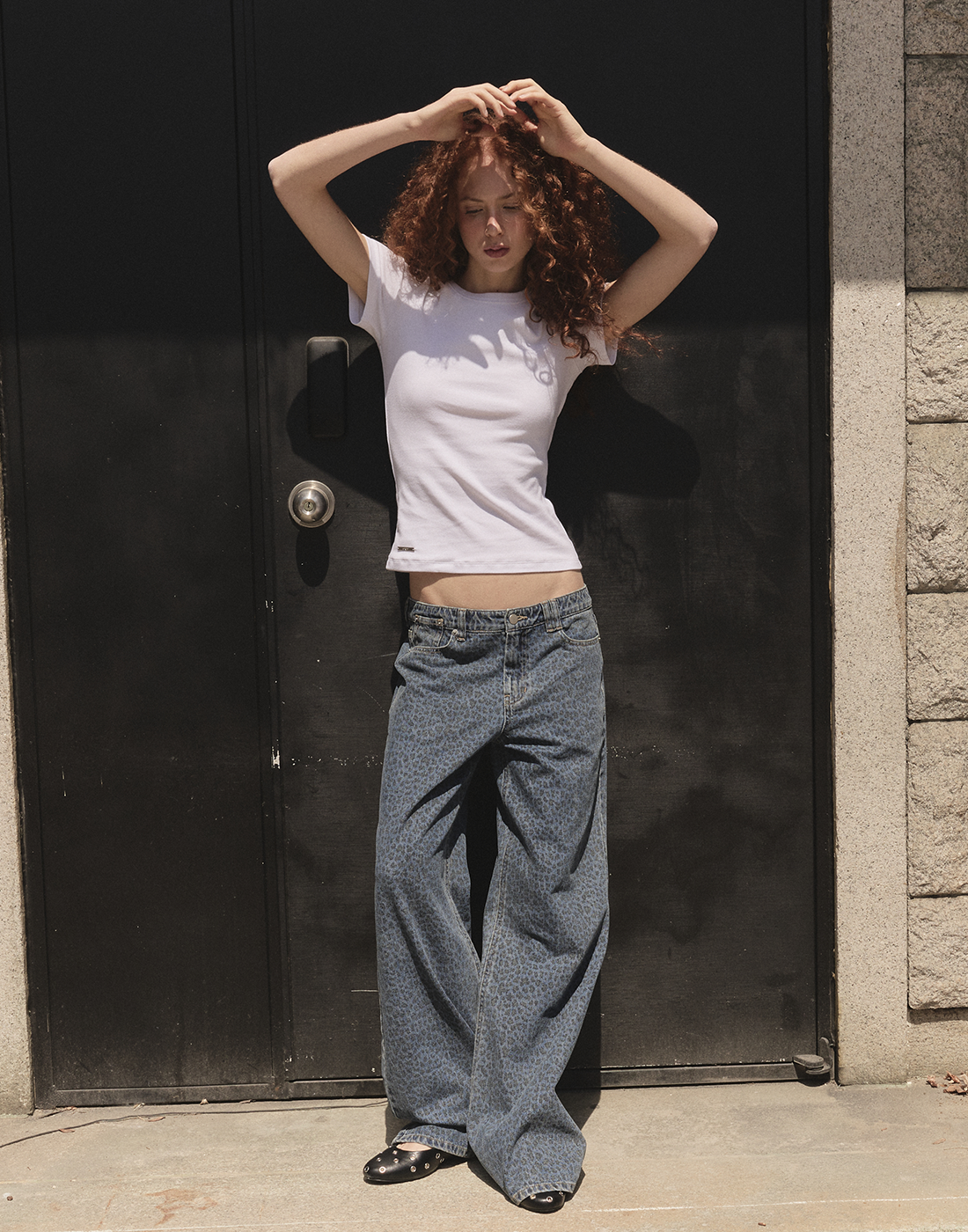 8/29 예약 출고] LEOPARD STRAIGHT PANTS - BEIGE - 오데스 (ORDES)