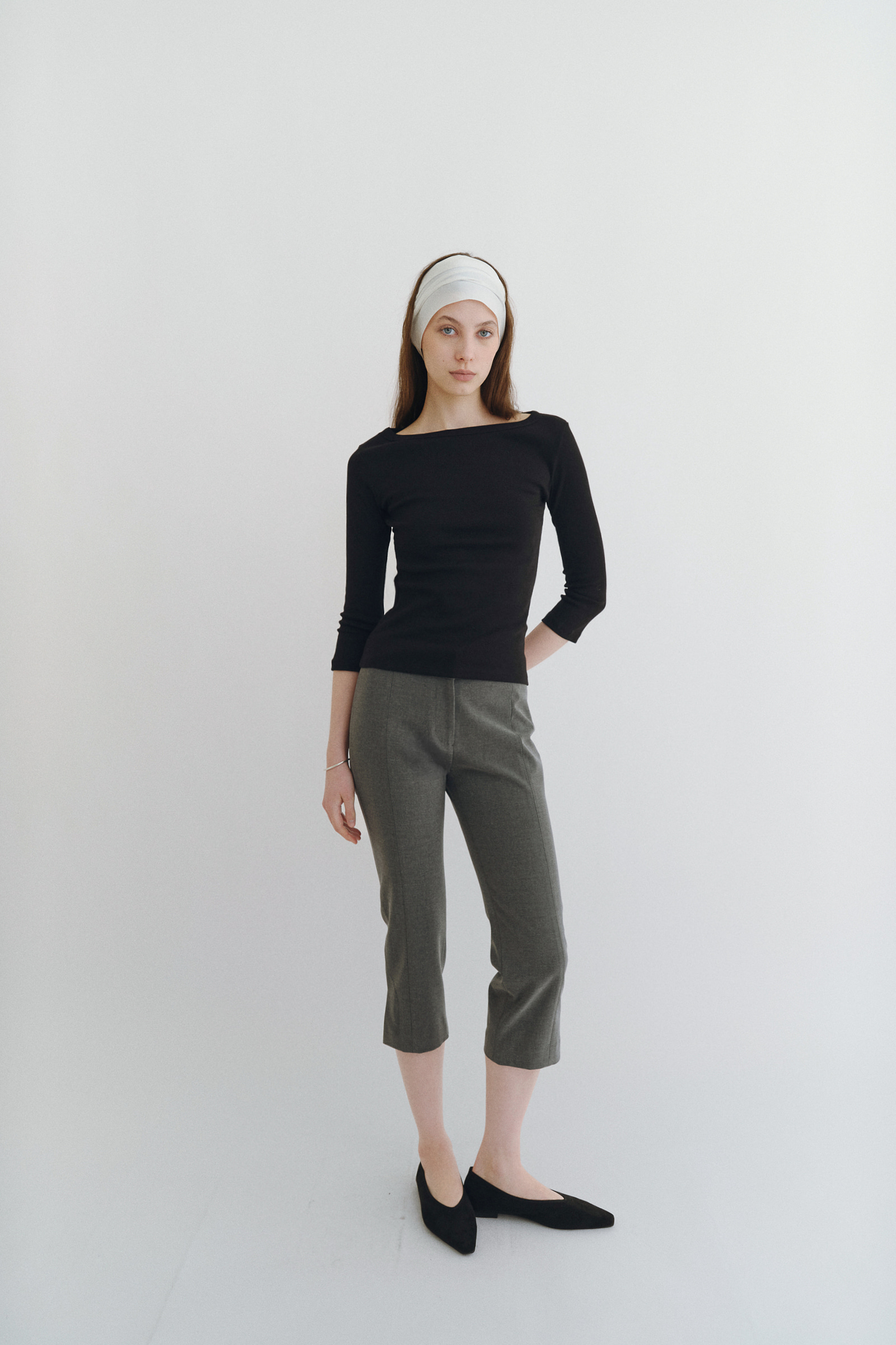 Daria Capri Pants Charcoal - DERS