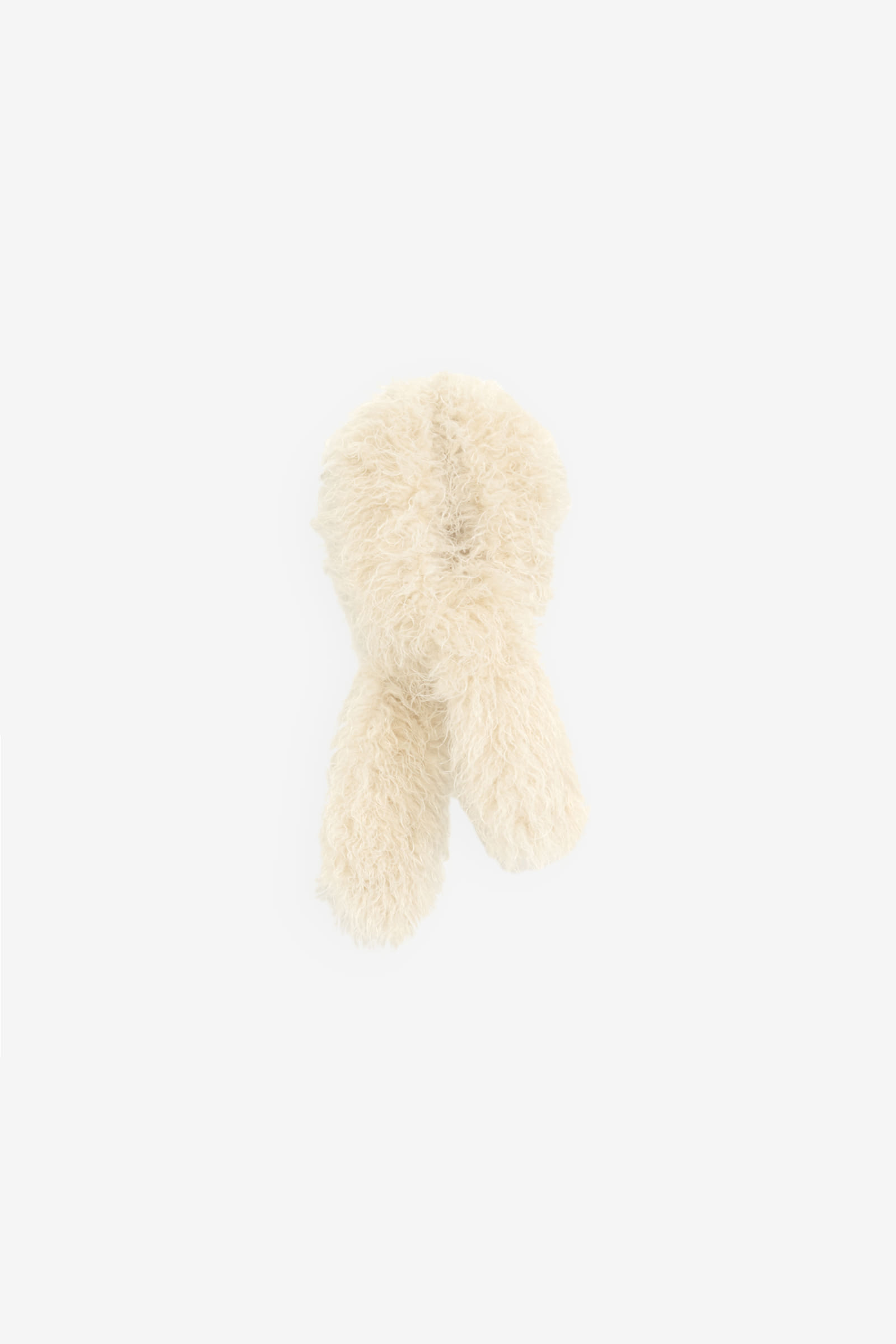 Kiva Fur Muffler Ivory - DERS