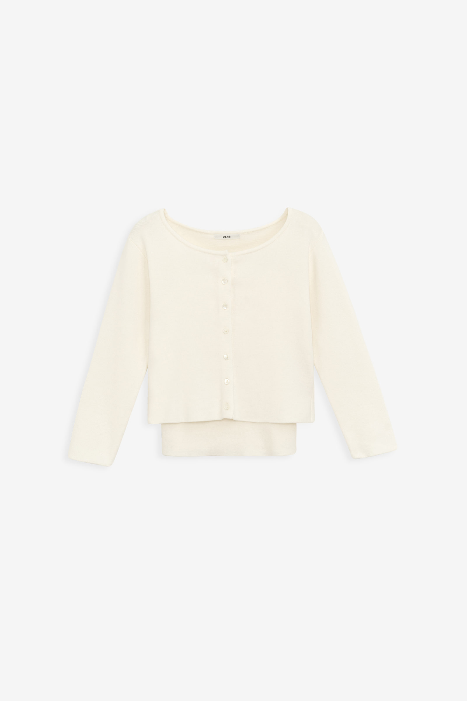 Claire Basic Top & Cardigan Ivory - DERS