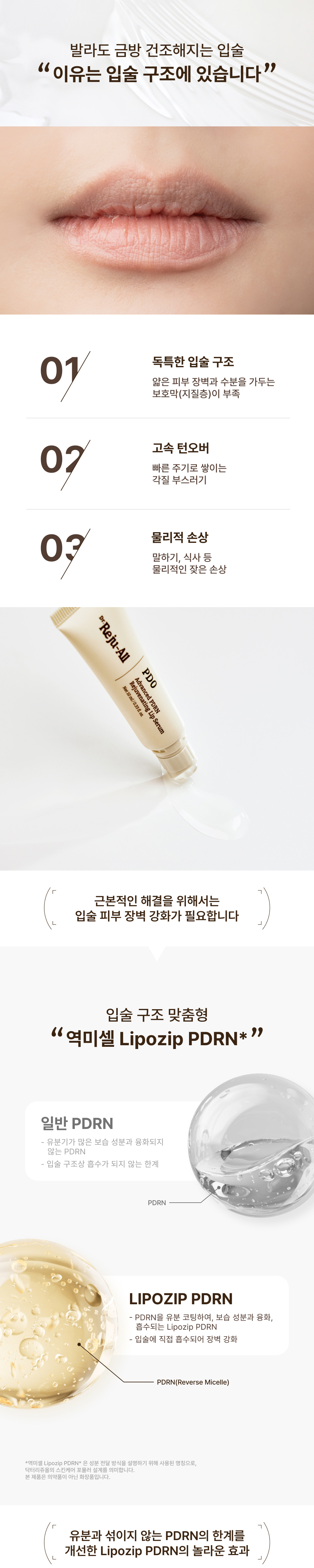 Korean pharmacy PDRN salmon lip serum