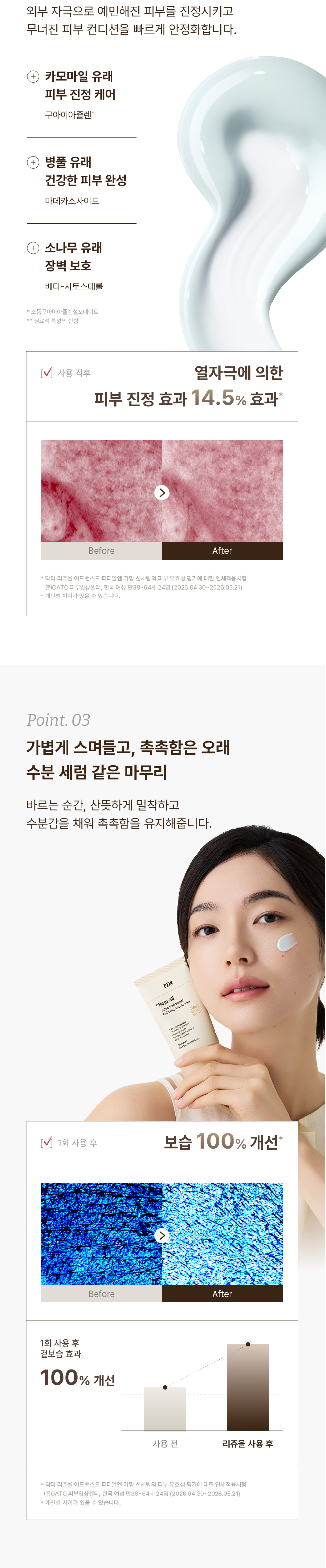 Korean pharmacy PDRN calming sunscreen serum SPF
