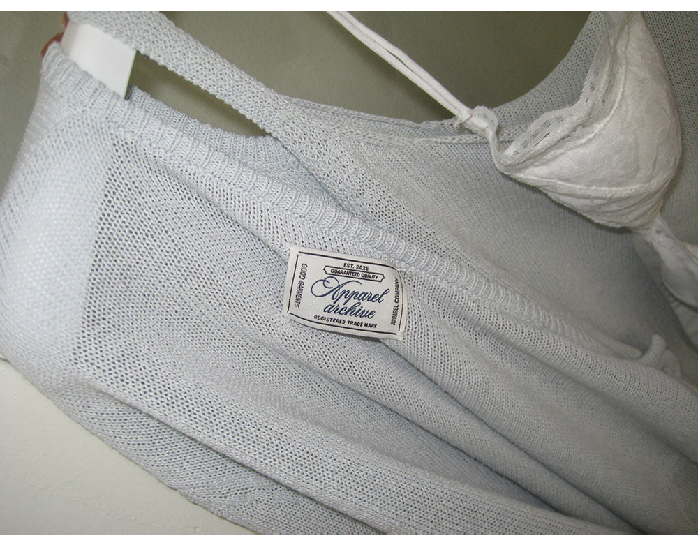DOLLY SLEEVELESS CARDIGAN SET - SKYBLUE BLUE