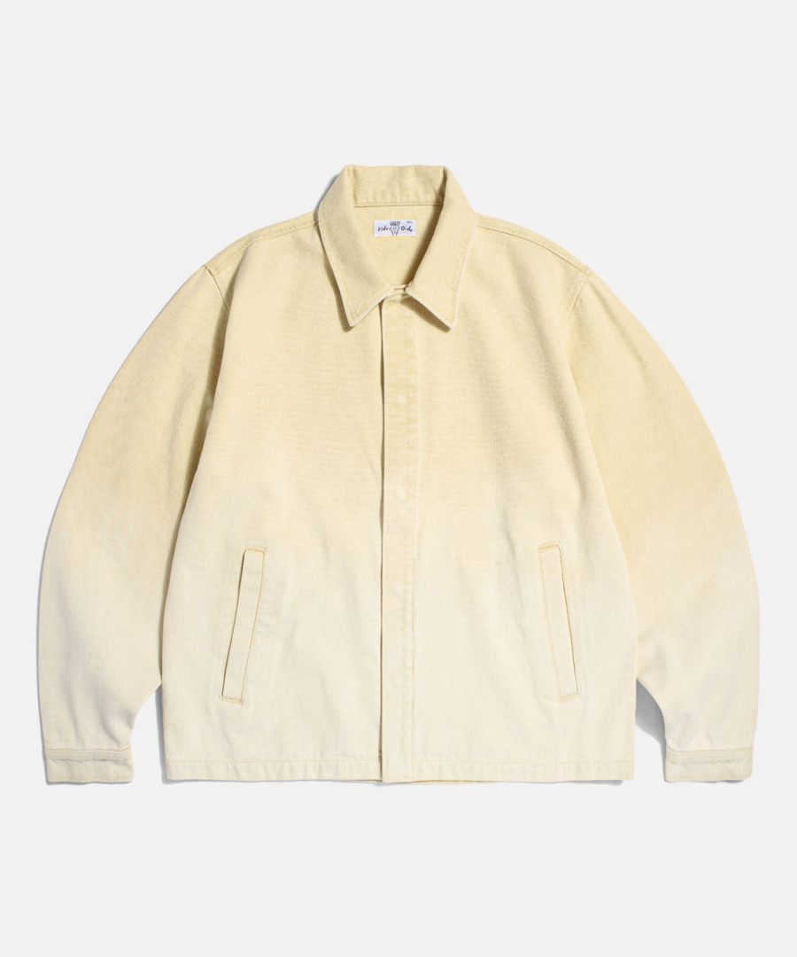Espionage Washed Cotton Trucker Jacket Sand