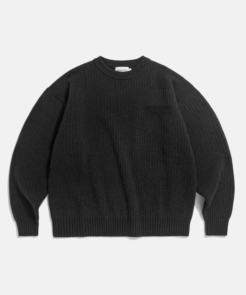 Espionage Commando Knit Sweater Charcoal