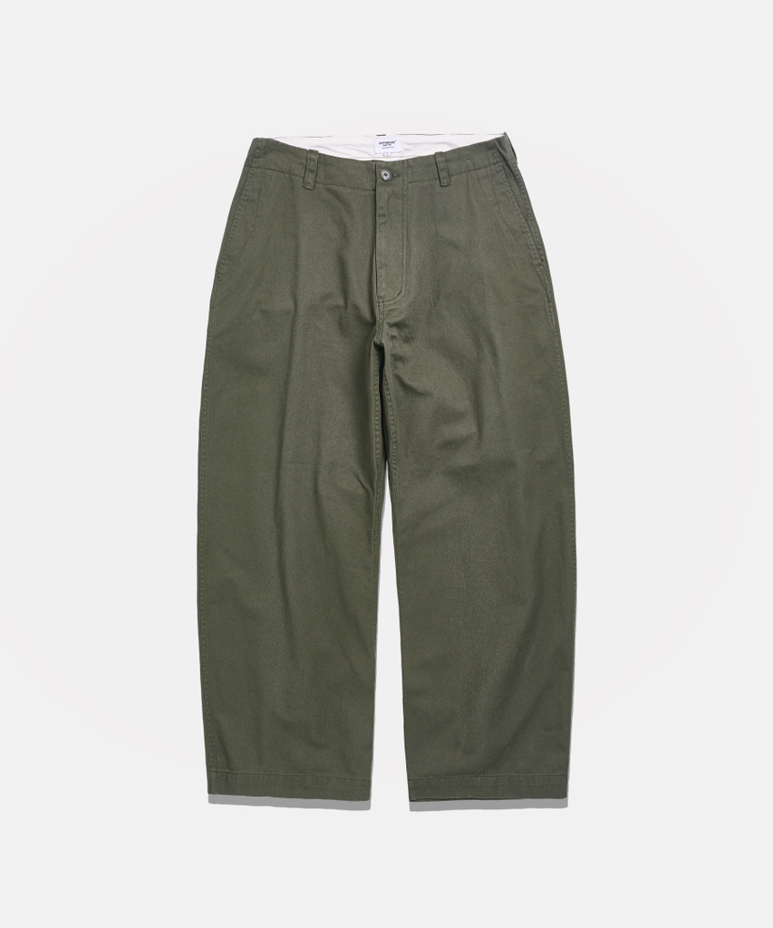 Espionage Wide Officer Pants Grey Olive