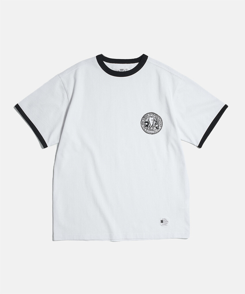 Fido Ringer Half Tee White
