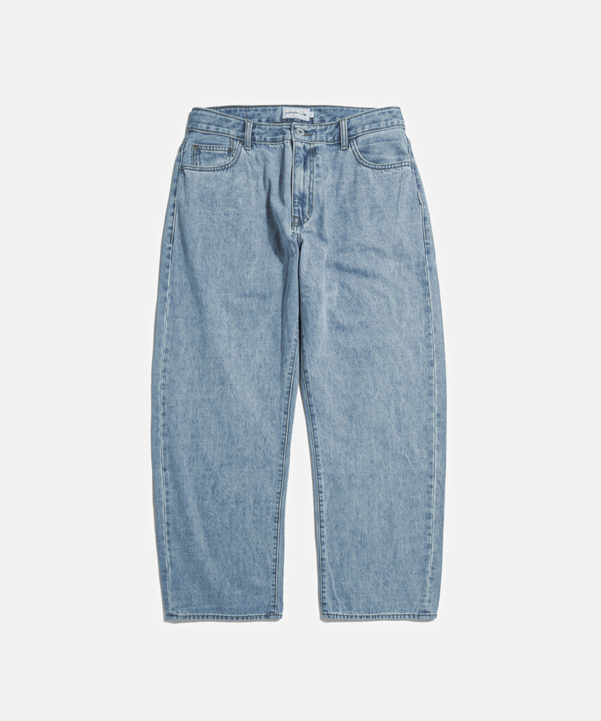 Espionage Cliff Relaxed Denim Pants Light Indigo